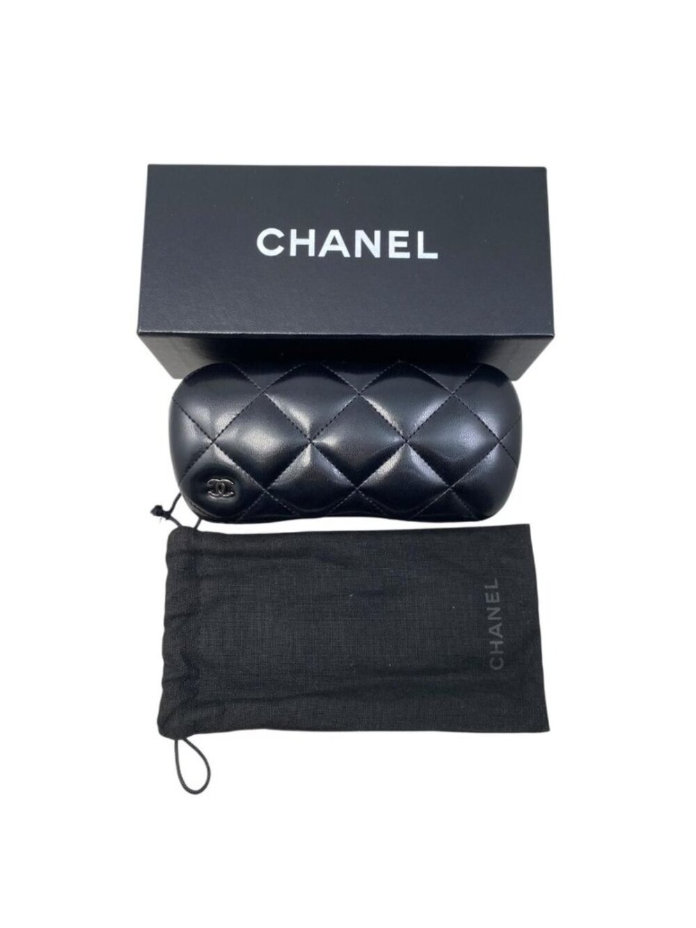 Chanel Sunglasses CC Logo Acetate Green Silver Eyewear - Picture 8 of 8